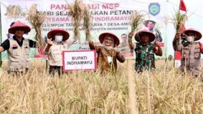 Nina Agustina D’ai Baktiar Bupati Indramayu , “Beras Indramayu Harus Jadi Tuan Rumah”