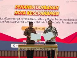 MoU dengan PGPI dan Persis, Menteri ATR/BPN: Sebelum Tahun 2024 Permasalahan Tanah Wakaf Harus Selesai