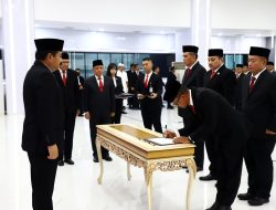 Lantik 134 Pejabat Struktural, Menteri ATR/BPN: Laksanakan Tugas Secara Profesional