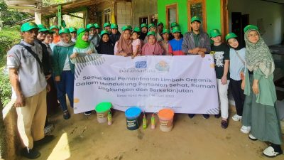 Mahasiswa Magister Paramadina Kolaborasi Bersama Petani Desa Sukawangi, Bogor dalam Sosialisasi Pemanfaatan Limbah Organik