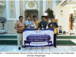 Maknai Idul Adha 1444 H, Sambu Group Berbagi Daging Kurban di Jakarta Utara