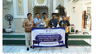 Maknai Idul Adha 1444 H, Sambu Group Berbagi Daging Kurban di Jakarta Utara
