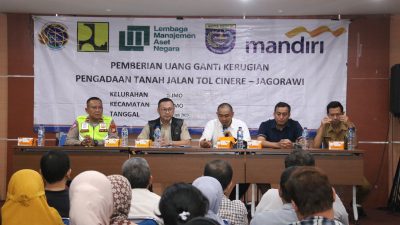 BPN Kota Depok Serahkan Ganti Rugi Tol Cinere-Jagorawi, Total Rp 8,5 M