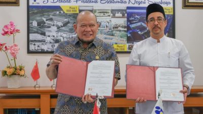 Teken MoU, PENS Buka Pintu untuk Atlet Berprestasi Muaythai Indonesia