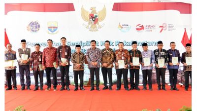 Menteri ATR/BPN Hadir di Jambi, Masyarakat Panen 13.366 Sertipikat