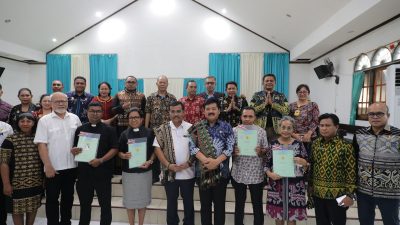 Lebih dari Satu Abad, Gereja di Kupang Kini Punya Sertipikat