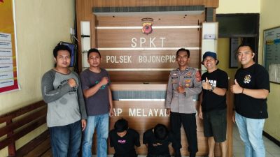 Unit Reskrim Polsek Sukagumiwang Berhasil Meringkus Dua Tersangka Pencurian Dengan Pemberatan di SPBU Candanpinggang