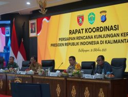 Jelang Kunker Presiden Jokowi di Kaltim, Polda Kaltim Hadiri Rapat Kesiapan Pengamanan
