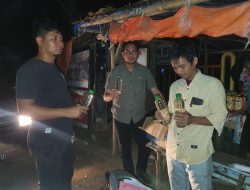 Polres Indramayu Amankan Puluhan Botol Ciu Dalam Operasi Razia Miras