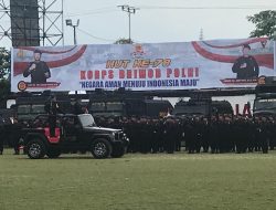 Peringati HUT ke-78 Korps Brimob Polri dengan Tema “Negara Aman Menuju Indonesia Maju”