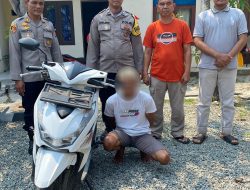 Kurang Dari 12 Jam, Unit Reskrin Polsek Karangampel Tangkap Pelaku Curanmor