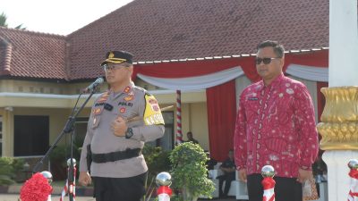 Polres Indramayu Gelar Apel Pasukan Operasi Lilin Lodaya 2023 Untuk Pengamanan Natal dan Tahun Baru