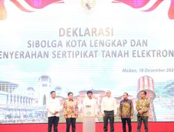 Menteri ATR/BPN Deklarasikan Sibolga sebagai Kota Lengkap ke-13 di Indonesia