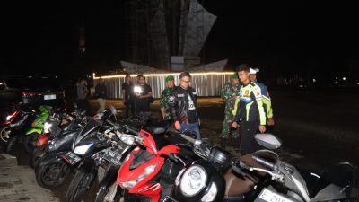 Polres dan Kodim 0616/Indramayu Lakukan Patroli Skala Besar, 10 Kendaraan Terjaring Razia Knalpot Brong