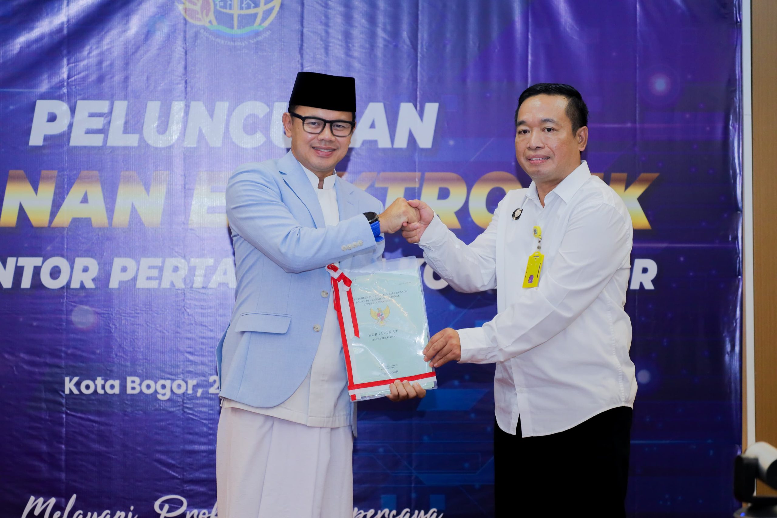 Kantah Kota Bogor Buka Layanan Penerbitan Sertipikat Tanah Elektronik
