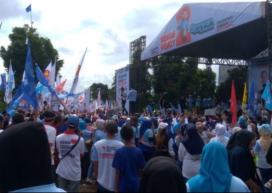 Kampanye Prabowo-Gibran di Sukabumi