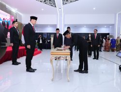 Lantik 3 JPT Madya, Menteri AHY Tekankan Integritas demi Pelayanan Publik Pertanahan dan Tata Ruang