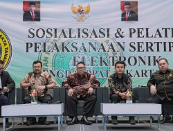 BPN Jakut dan PPAT Jakut Gelar Sosialisasi dan Pelatihan Pelaksanaan Sertipikat Elektronik