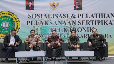 BPN Jakut dan PPAT Jakut Gelar Sosialisasi dan Pelatihan Pelaksanaan Sertipikat Elektronik