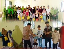 Pengajian Muslimat NU Bersama Pemdes Cipayung Ciktim Santuni Anak Yatim