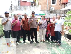 Sambang Dialogis Bhabinkamtibmas Monitoring Kegiatan Posyandu Balita