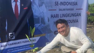 Peringati Hari Lingkungan Hidup, Kantah Kabupaten Cirebon Tanam Pohon Mangrove