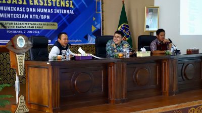 Evaluasi Optimalisasi Eksistensi, Kanwil BPN Provinsi Kalbar Tuai Apresiasi