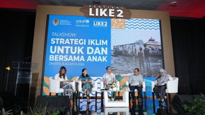 Lindungi Anak-Anak dari Dampak Buruk Perubahan Iklim, KLHK dan UNICEF Rilis CLAC