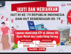 Peringati HUT ke-79 RI dan Kemendagri, Ditjen Dukcapil Buka Layanan Rekam Cetak KTP-el dan Aktivasi IKD