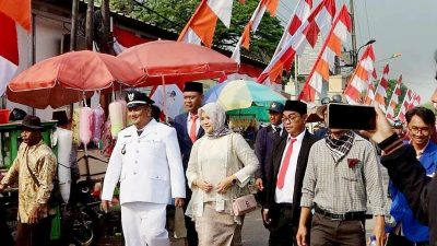 Perayaan HUT RI ke-79, Pemdes Cipayung Ciktim Gelar Pawai Karnaval dan Lomba Tumpeng