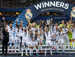 Tumbangkan Atalanta, Real Madrid Juara Piala Super Eropa 2024