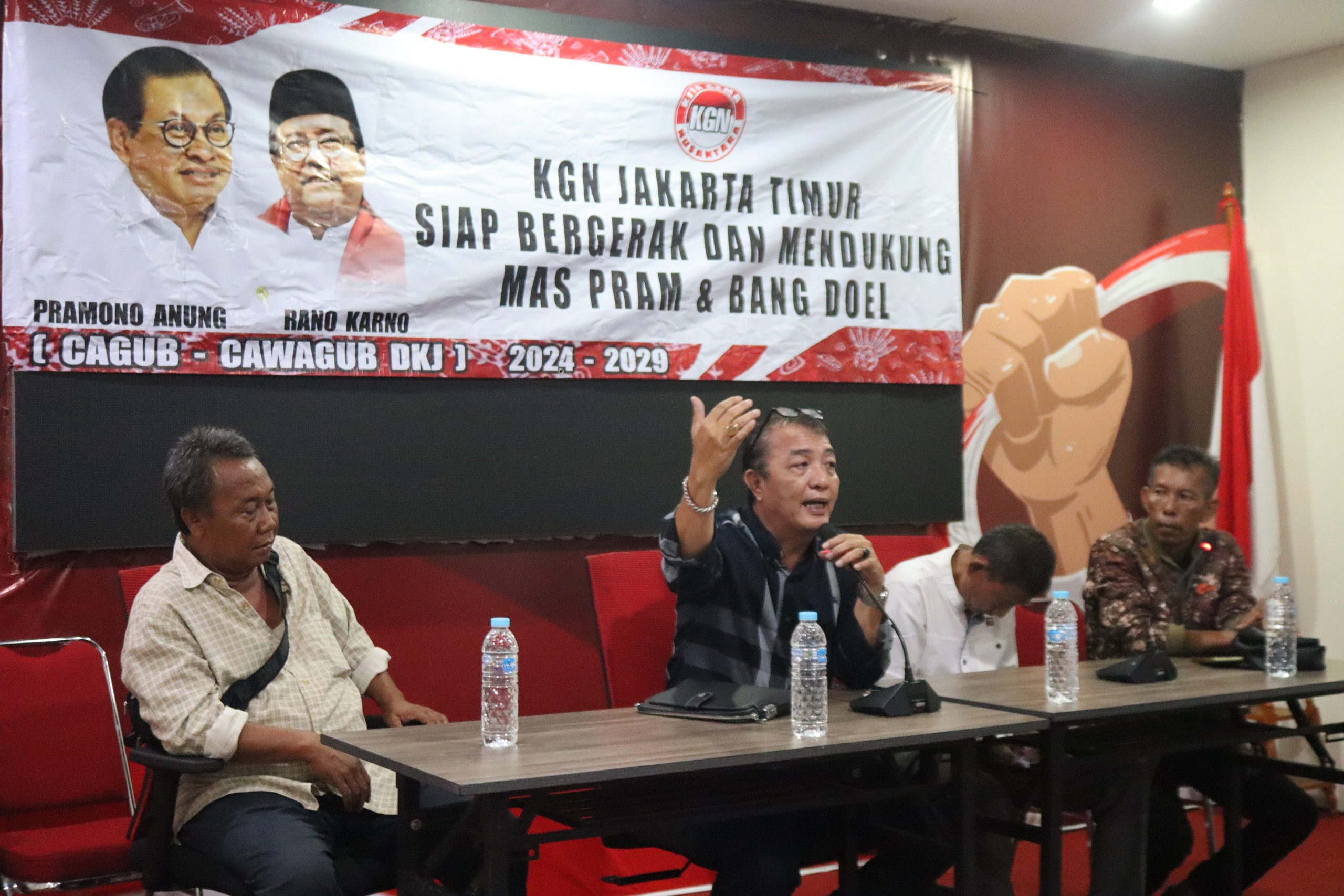 KGN Bentuk Tim Soskam Sampai Tingkat Kelurahan Untuk Pemenangan Pramono-Rano