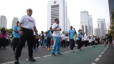 Kampanye Anti Narkoba, BNN Ajak Warga Jakarta Hidup Sehat Di Car Free Day