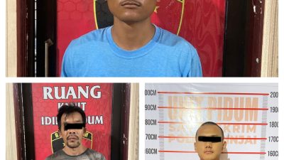 Polres Binjai Bekuk Tiga Orang Pelaku Pencurian Kekerasan