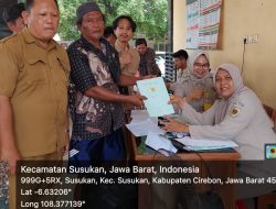 BPN Kabupaten Cirebon Bagikan 243 Sertipikat PTSL PM di Desa Susukan 