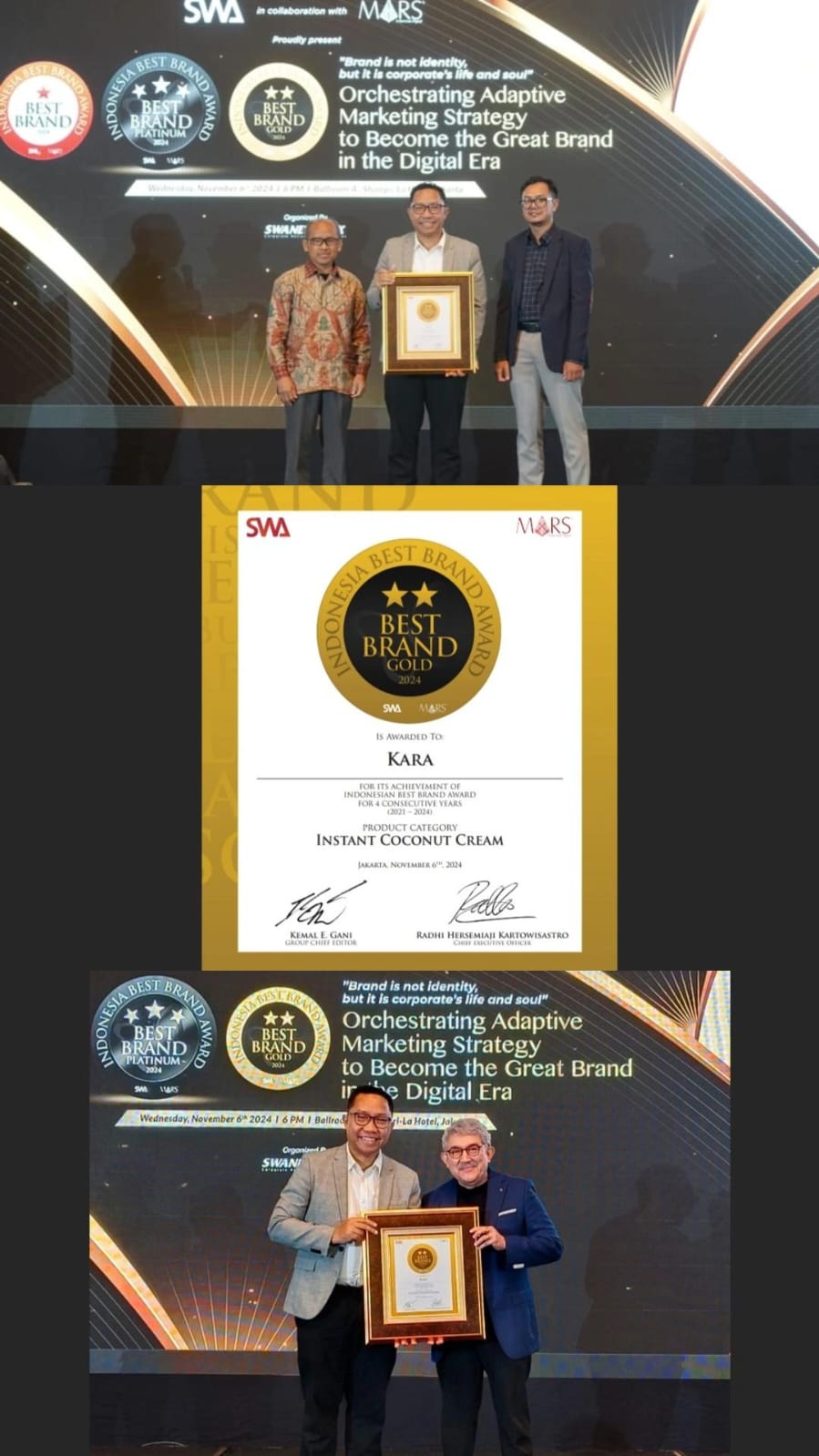 KARA Kembali Menang Dalam Indonesia Best Brand Award 2024